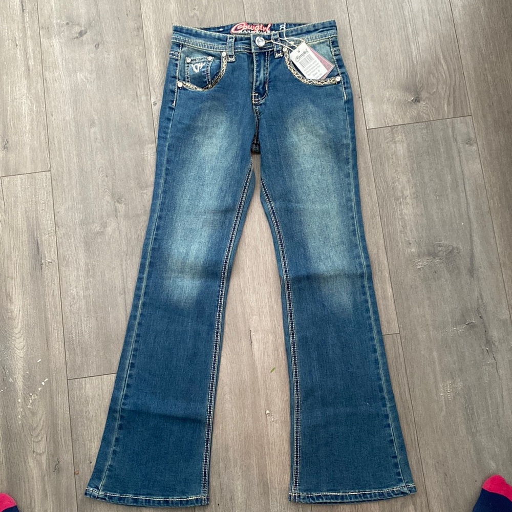 Cowgirl hardware girls jean